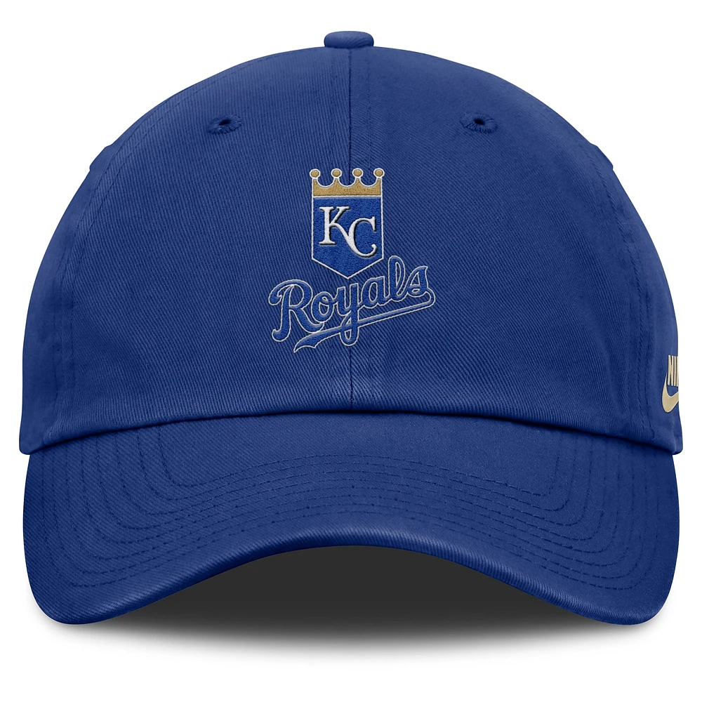 Casquette ajustable Nike Royal Kansas City Royals Club pour homme