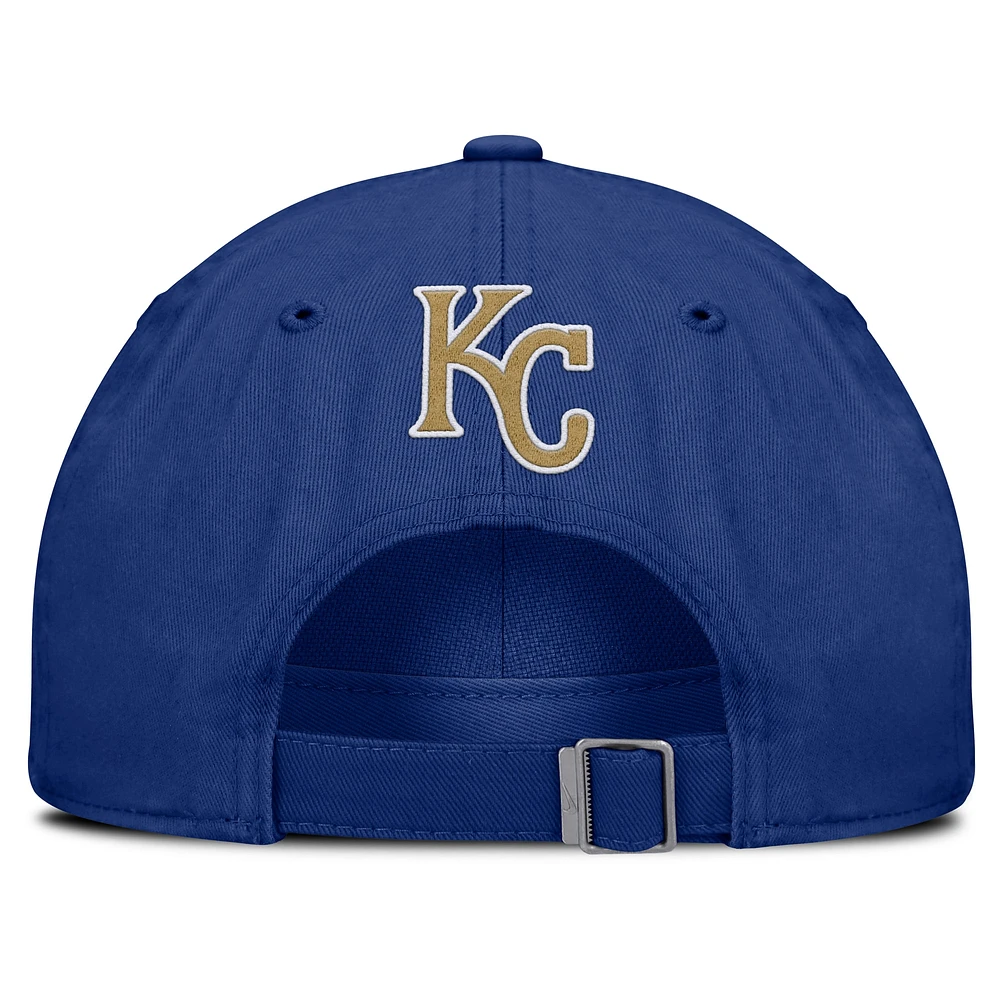 Casquette ajustable Nike Royal Kansas City Royals Club pour homme