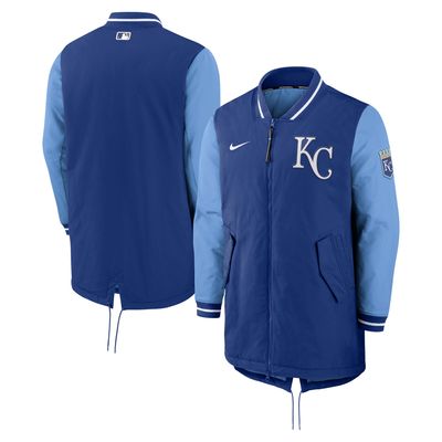 Men's Nike Royal Kansas City Royals Dugout Performance Full-Zip Jacket