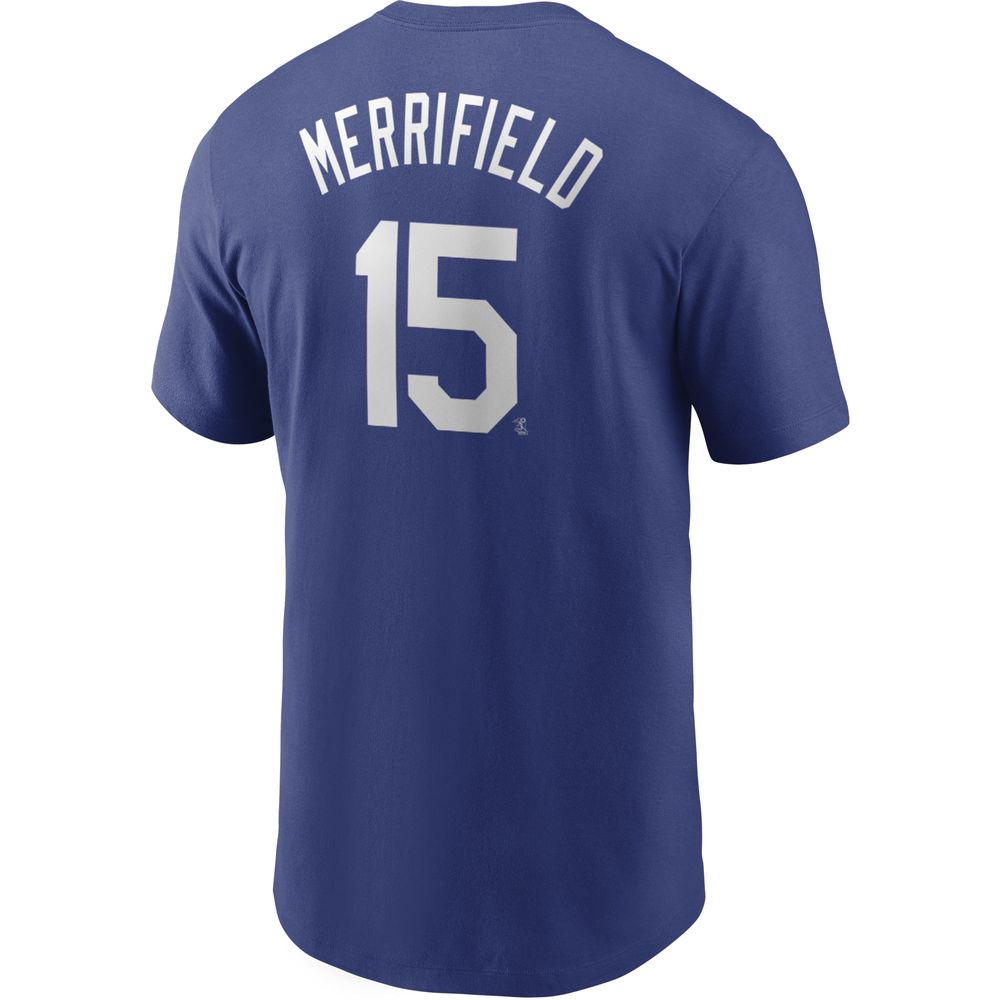 Men's Nike  Royal Kansas City Royals Name & Number T-Shirt