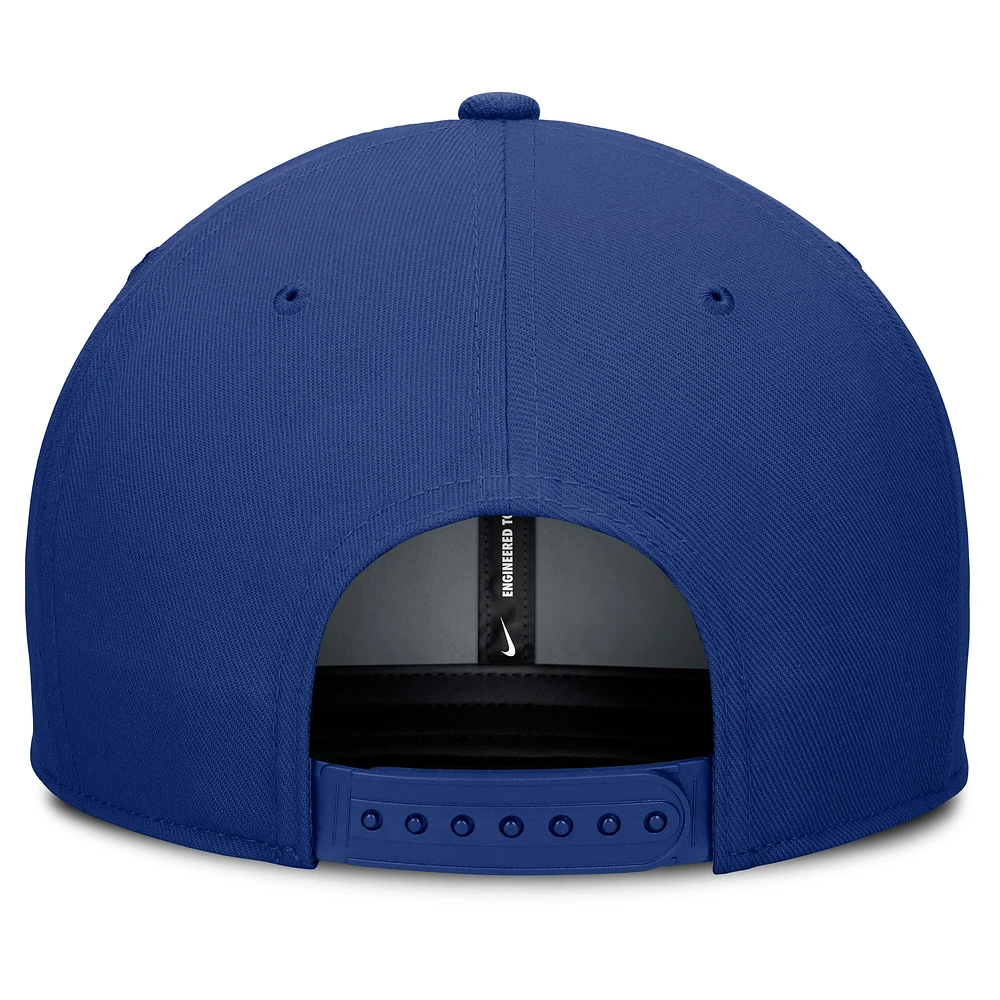 Men's Nike Royal Kansas City Royals Pro Performance Snapback Hat