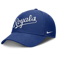 Casquette ajustable Nike Royal Kansas City Royals Rise Gaberdine pour homme