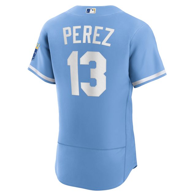 Men's Kansas City Royals Salvador Perez Majestic White Alternate