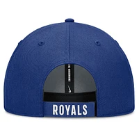 Men's Nike White/Royal Kansas City Royals Club Performance Adjustable Hat
