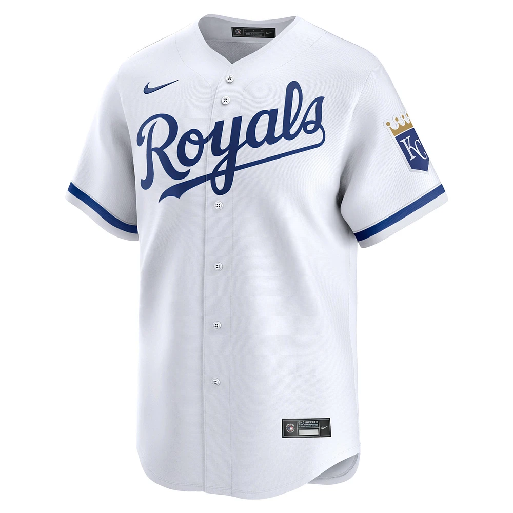 Maillot Nike pour homme blanc Kansas City Royals 2024 Jackie Robinson Day Home Limited