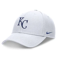 Men's Nike White Kansas City Royals Club Performance Adjustable Hat
