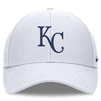 Men's Nike White Kansas City Royals Club Performance Adjustable Hat
