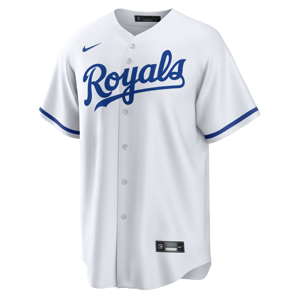 Men's Nike White Kansas City Royals Home Blank Replica Jersey