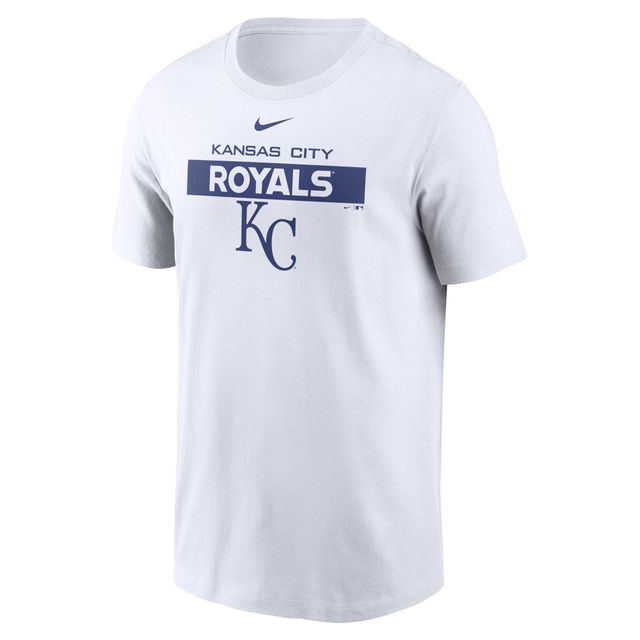 T-shirt Nike pour homme, blanc, équipe des Royals de Kansas City