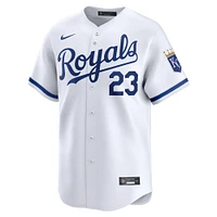 Men's Nike Zack Greinke White Kansas City Royals Home Limited Player Jersey