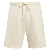 Men's Pro Standard Cream Kansas City Royals Neutral Fleece Shorts