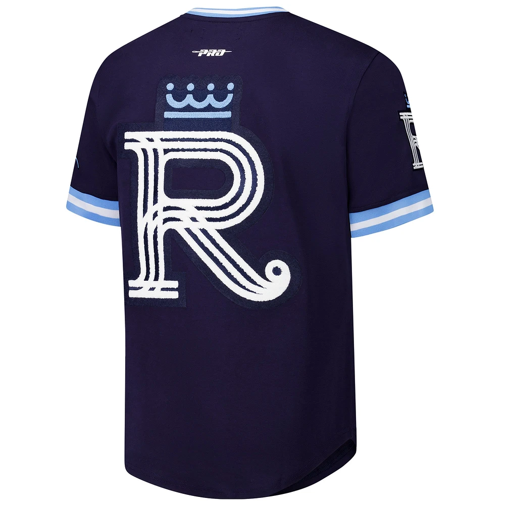 Men's Pro Standard Navy Kansas City Royals Connect T-Shirt