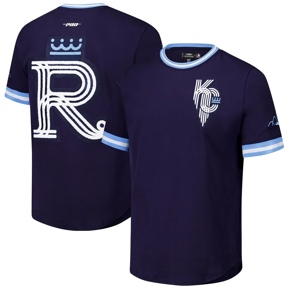 Men's Pro Standard Navy Kansas City Royals Connect T-Shirt