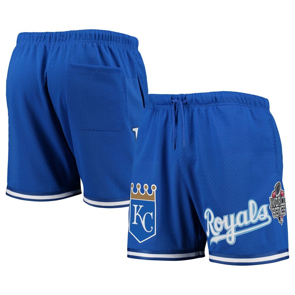 Men's Pro Standard Royal Kansas City Royals 2015 World Series Mesh Shorts