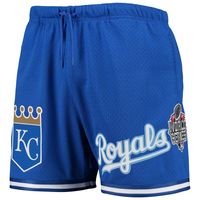 Men's Pro Standard Royal Kansas City Royals 2015 World Series Mesh Shorts