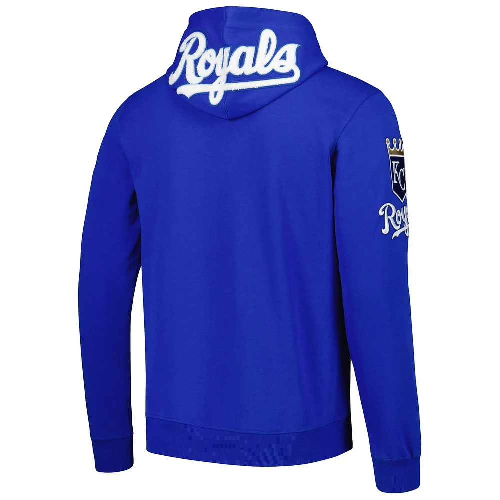 Men's Pro Standard Royal Kansas City Royals Team Logo Pullover Hoodie