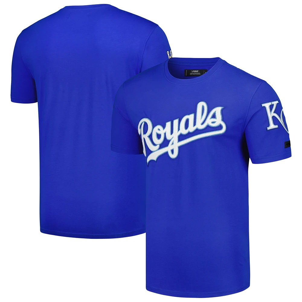 T-shirt à logo Pro Standard Royal Kansas City Royals pour homme