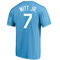 Profil masculin Bobby Witt Jr. Royal Kansas City Royals Big & Tall Player Name Number T-Shirt