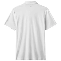 Men's TravisMathew White Kansas City Royals Top Recruit Tri-Blend Polo
