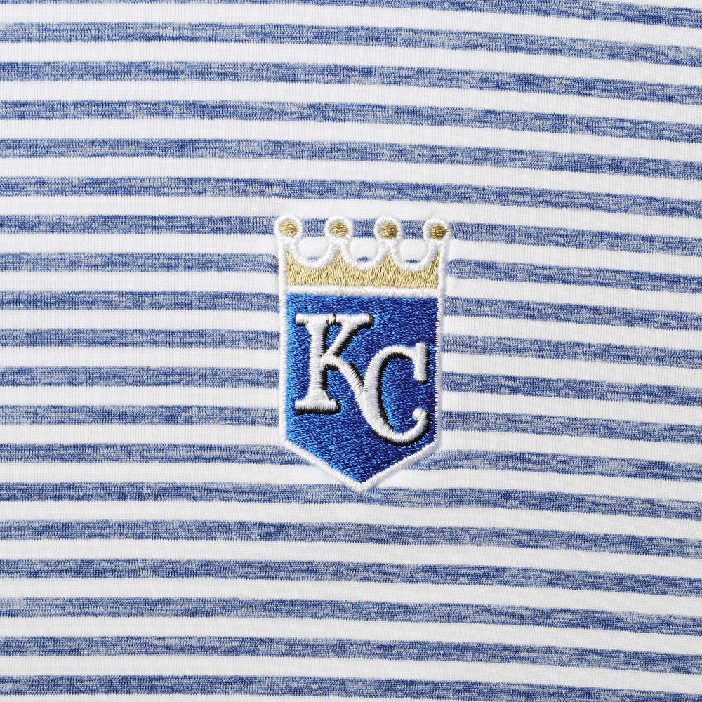 Men's Vineyard Vines Royal Kansas City Royals Heathered Winstead Sankaty Polo