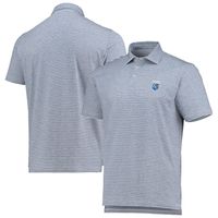 Men's Vineyard Vines Royal Kansas City Royals Heathered Winstead Sankaty Polo