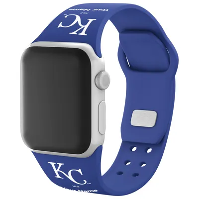 Kansas City Royals Personalized Silicone Apple Watch Band - Royal