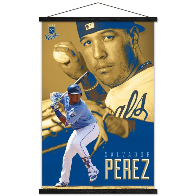 MLB Kansas City Royals City Connect (Salvador Perez) Men's Replica Baseball  Jersey.