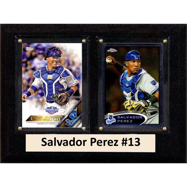 Youth Salvador Perez Royal Kansas City Royals Player Logo Jersey