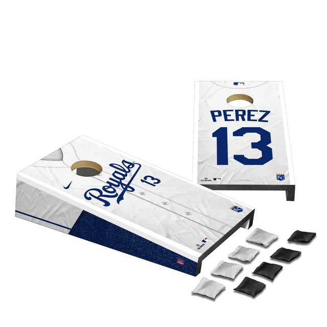 Lids Salvador Perez Kansas City Royals 2' x 4' Jersey Design Regulation  Cornhole Board Set