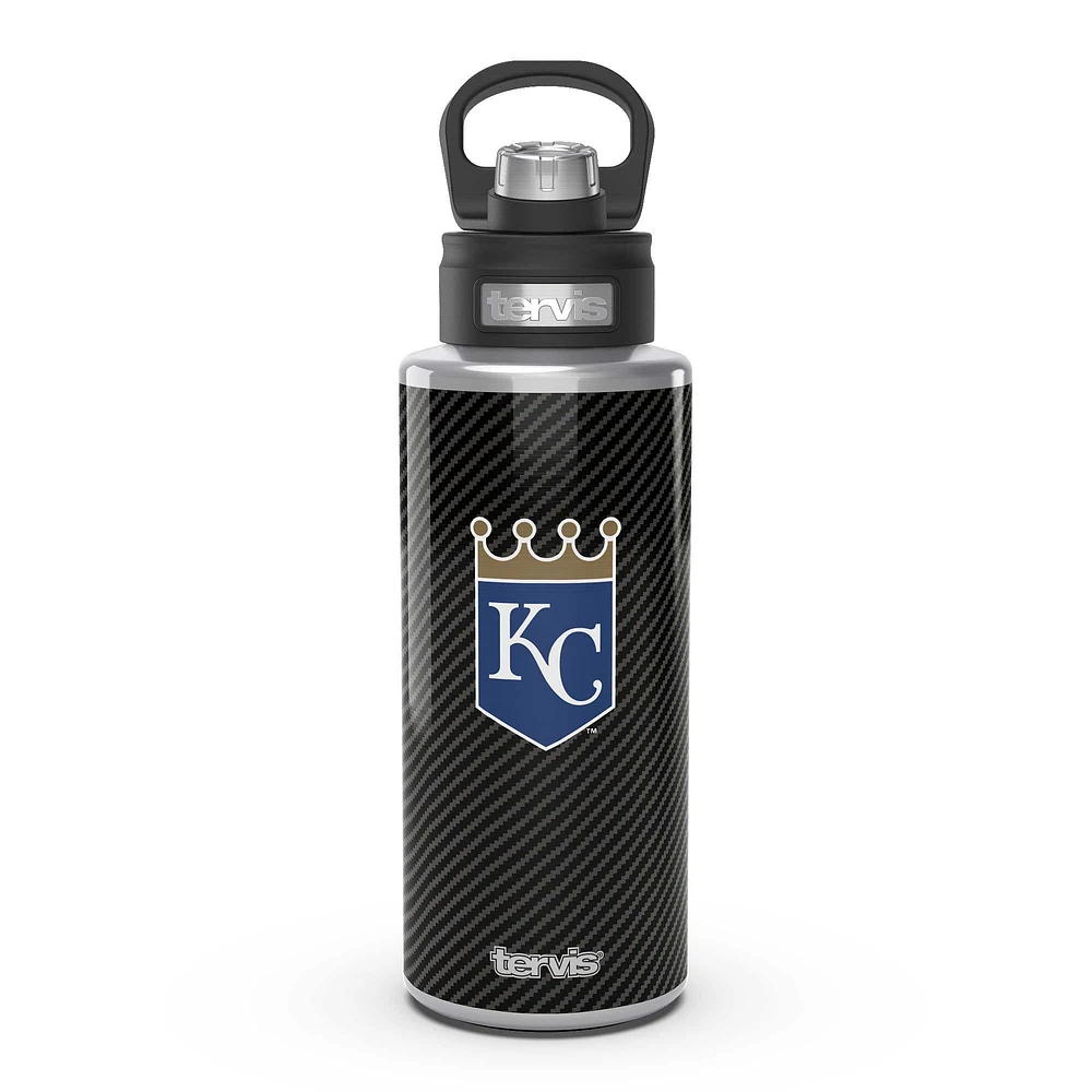 Tervis Royals de Kansas City 32oz. Bouteille à large goulot en fibre de carbone