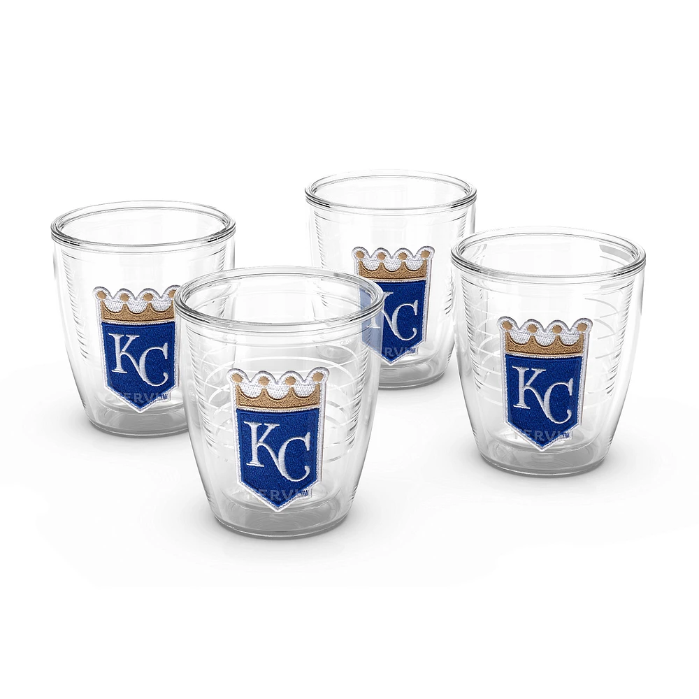 Tervis Kansas City Royals paquet de quatre 12oz. Ensemble de gobelets emblème