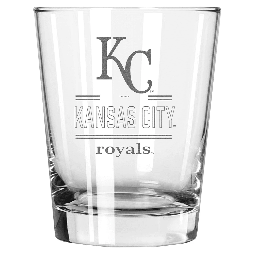 The Memory Company Kansas City Royals 15oz. Verre double à l'ancienne