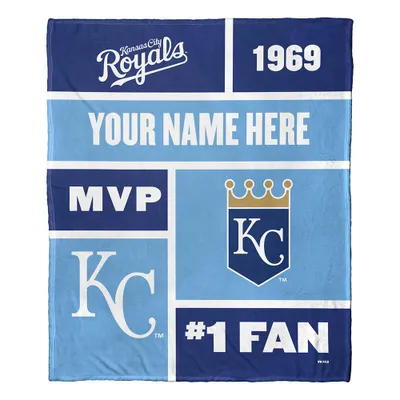 Kansas City Royals The Northwest Group 50'' x 60'' Colorblock Personalized Silk Touch Throw