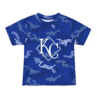 Ensemble t-shirt et short Fanatics Royal Kansas City Royals Field Ball pour tout-petits