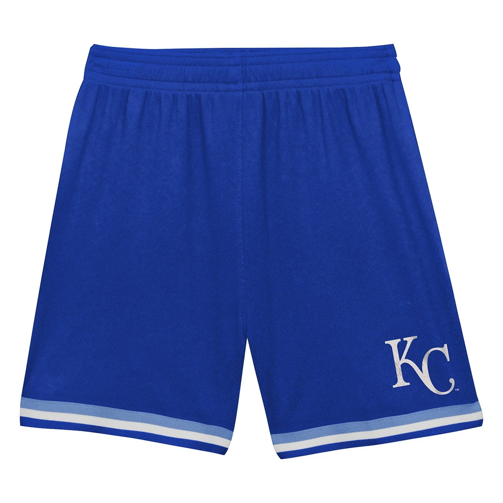 Ensemble t-shirt et short Fanatics Royal Kansas City Royals Field Ball pour tout-petits