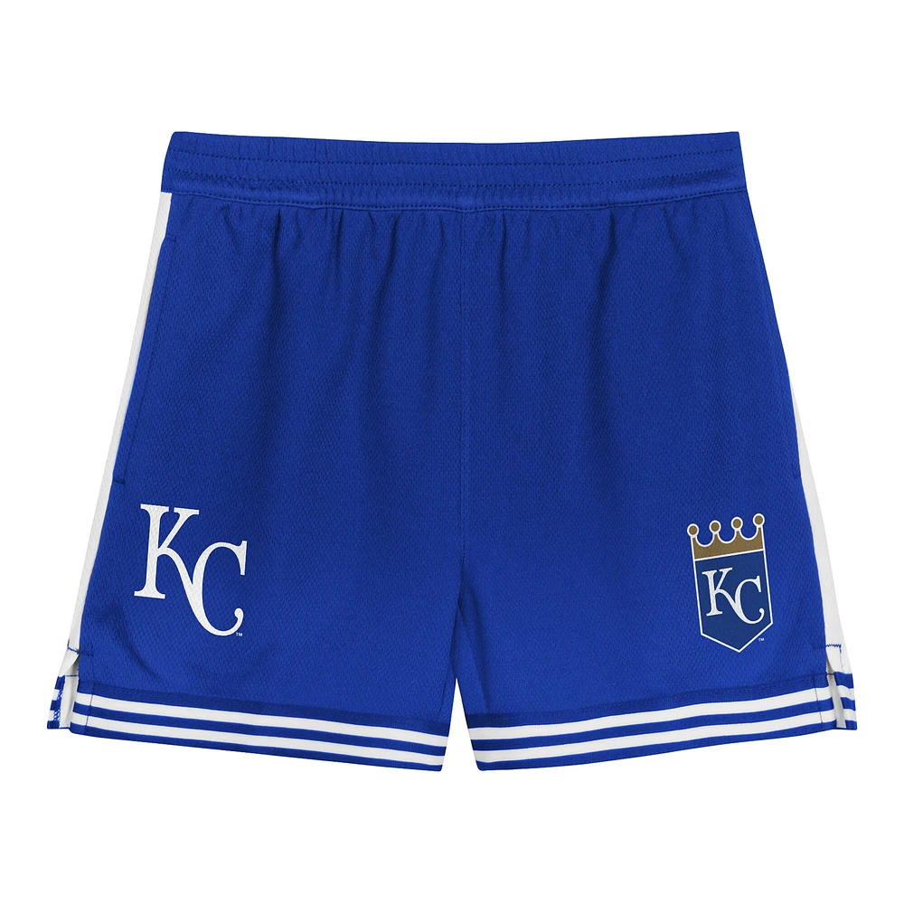 Toddler Light Blue/Royal Kansas City Royals Pinch Hitter Infielder T-Shirt and Shorts Set