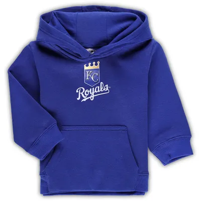 Kansas City Royals Toddler Team Primary Logo Fleece Pullover Hoodie - Royal