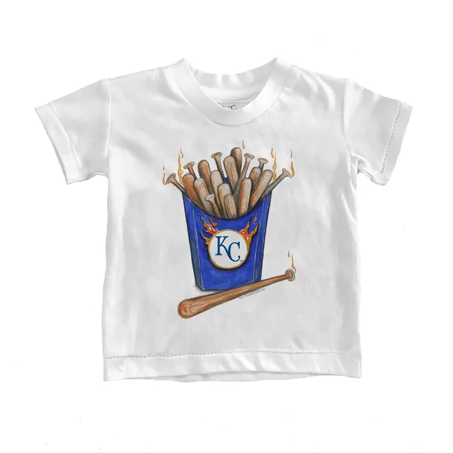 Kansas City Royals Tiny Turnip Girls Toddler Baseball Love Fringe