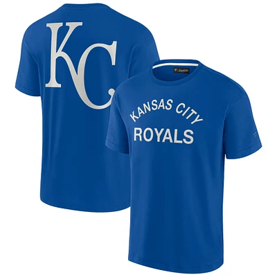 T-shirt unisexe Fanatics Royal Kansas City Royals Elements super doux à manches courtes