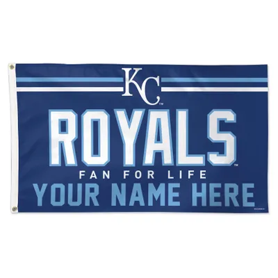 Kansas City Royals WinCraft 3' x 5' One-Sided Deluxe Personalized Flag