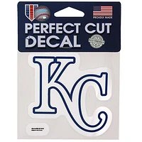 WinCraft Kansas City Royals 4'' x 4'' Primary Logo Color Perfect Cut Decal