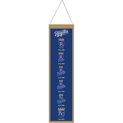 Bannière Evolution WinCraft Kansas City Royals 8" x 32"