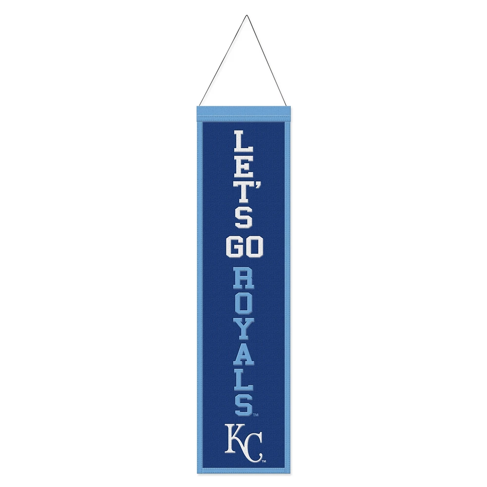 WinCraft Kansas City Royals 8" x 32" Slogan Wool Banner