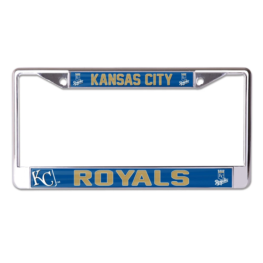 WinCraft Kansas City Royals Cadre de plaque d'immatriculation en métal avec logo principal MVP