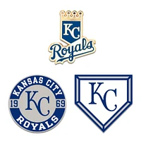 Ensemble de trois broches de collection WinCraft Kansas City Royals