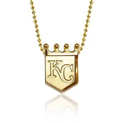 Kansas City Royals Alex Woo Women's 16" Little Logo 14k Yellow Gold Necklace