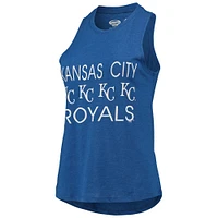 Concepts Sport Bleu clair/Royal Kansas City Royals Meter Muscle Débardeur et pantalon Ensemble de nuit