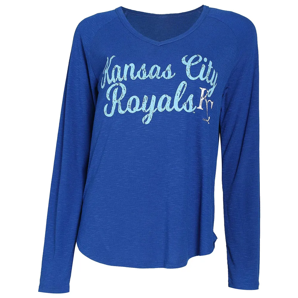 Lids Texas Rangers Concepts Sport Women's Marathon Knit T-Shirt - Royal