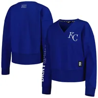 DKNY Sport Royal Kansas City Royals Lily Pull à encolure en V pour femme