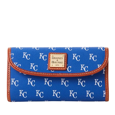 Pochette continentale couleur équipe Dooney & Bourke Kansas City Royals pour femmes